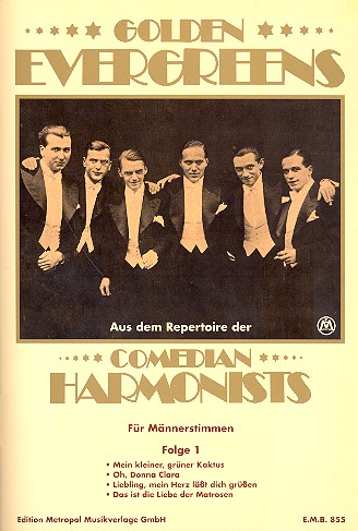 Vorderes Coverbild Comedian Harmonists Band 1 Golden Evergreens