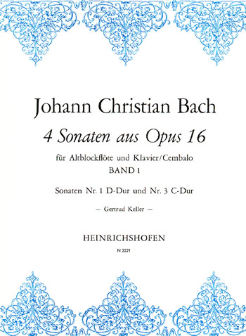 Vorderes Coverbild 4 Sonaten aus op.16 Band 1 (Nr.1 und 3) 