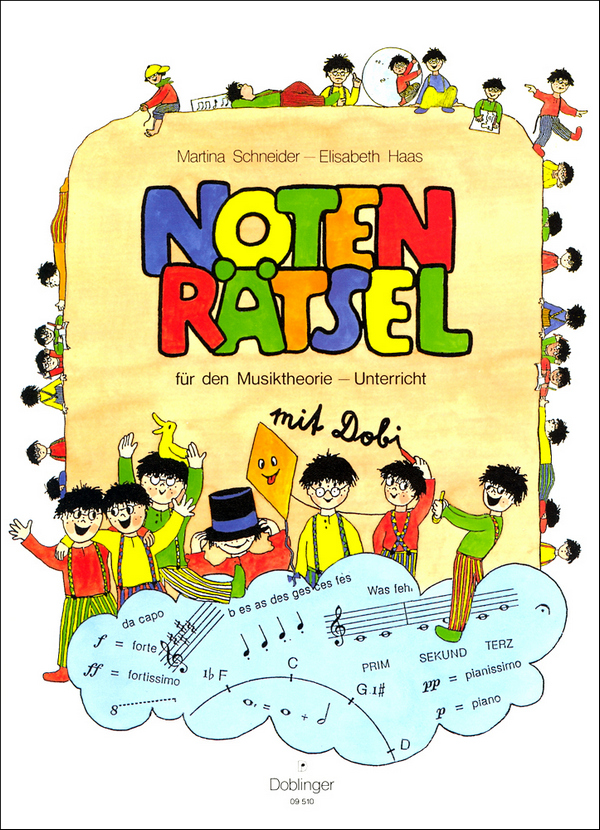 Vorderes Coverbild Notenrätsel für den Musiktheorie-Unterricht