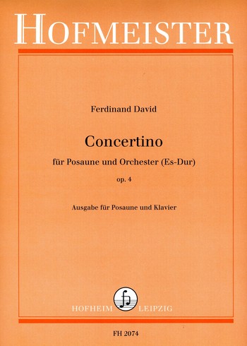 Vorderes Coverbild Concertino Es-Dur op.4 für Posaune und Orchester