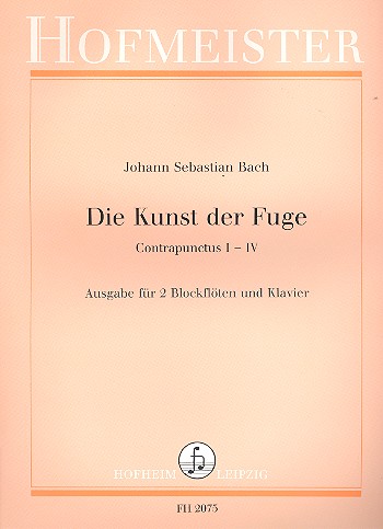 Die Kunst der Fuge - Contrapunctus 1-4