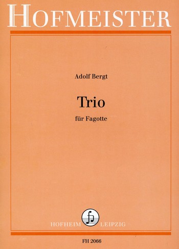 Vorderes Coverbild Trio für 3 Fagotte