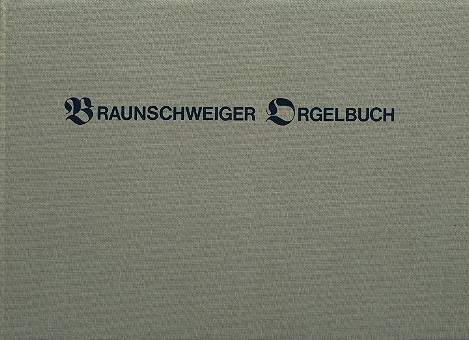 Vorderes Coverbild Braunschweiger Orgelbuch