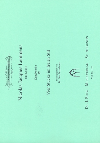 Vorderes Coverbild Orgelwerke Band 4 - 4 Stücke im freien Stil