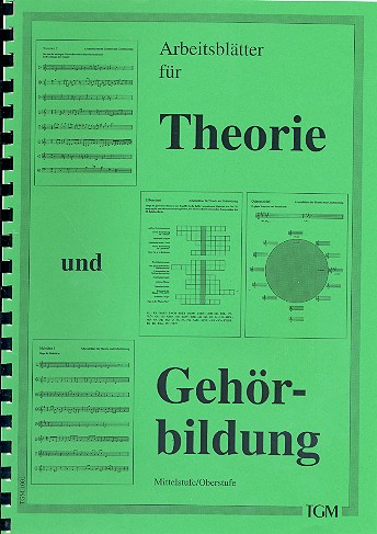 Vorderes Coverbild Arbeitsblätter für Theorie und Gehörbildung 