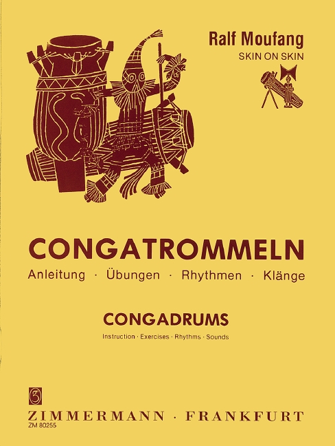 Vorderes Coverbild Skin on Skin - Congatrommeln - Anleitung, Übungen, Rhythmen, Klänge