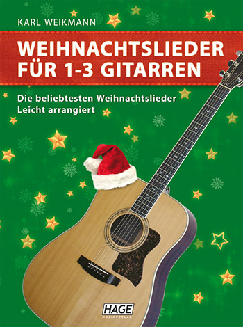 Vorderes Coverbild Weihnachtslieder für 1-3 Gitarren