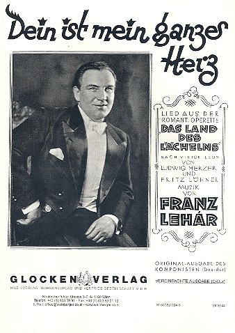 Vorderes Coverbild Dein ist mein ganzes Herz (C-Dur)