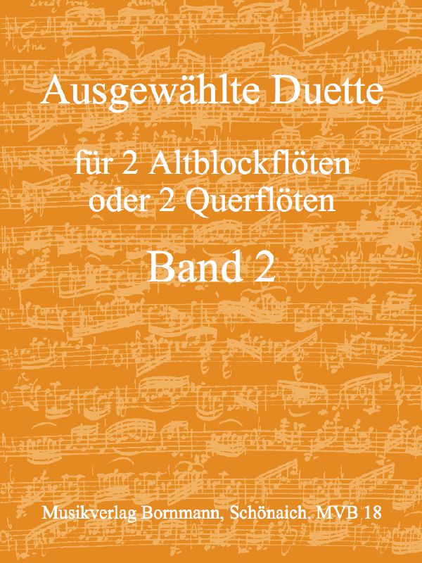 Vorderes Coverbild Ausgewählte Duette Band 2