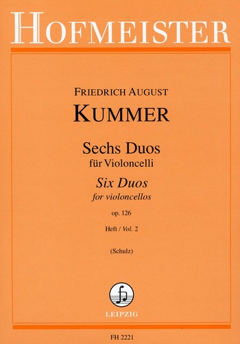 Vorderes Coverbild 6 Duos op.126 Band 2 (Nr.4-6)
