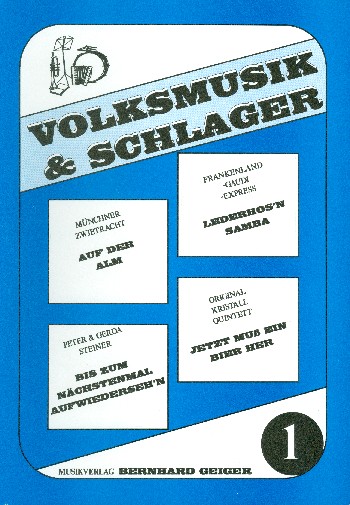 Vorderes Coverbild Volksmusik und Schlager Band 1