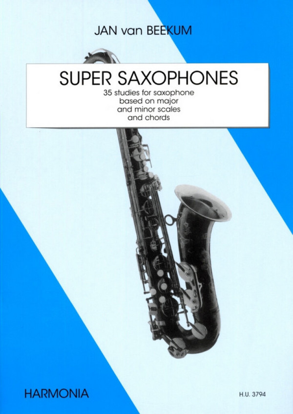 Vorderes Coverbild Super Saxophones 35 studies for