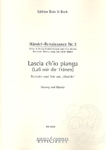 Vorderes Coverbild Lascia ch'io pianga