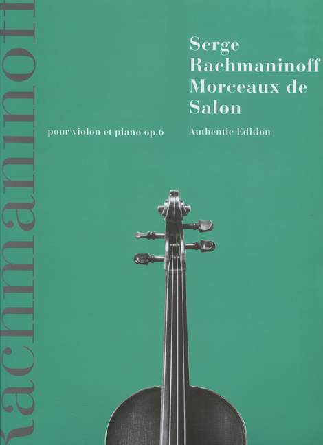 Vorderes Coverbild Morceaux de Salon op. 6