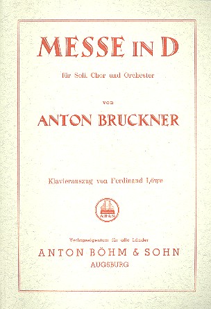 Vorderes Coverbild Messe d-Moll