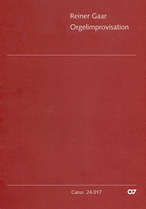 Vorderes Coverbild Orgelimprovisation