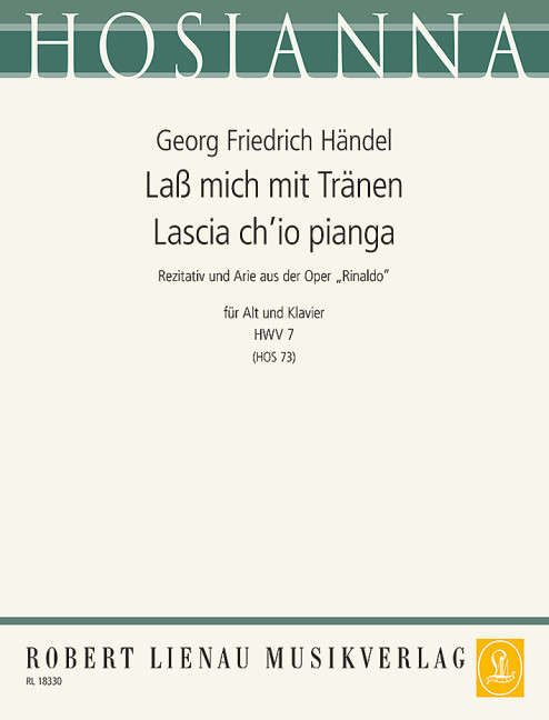 Laß mich mit Tränen  aus Rinaldo