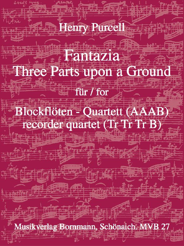 Vorderes Coverbild Fantazia 3 Parts upon a Ground