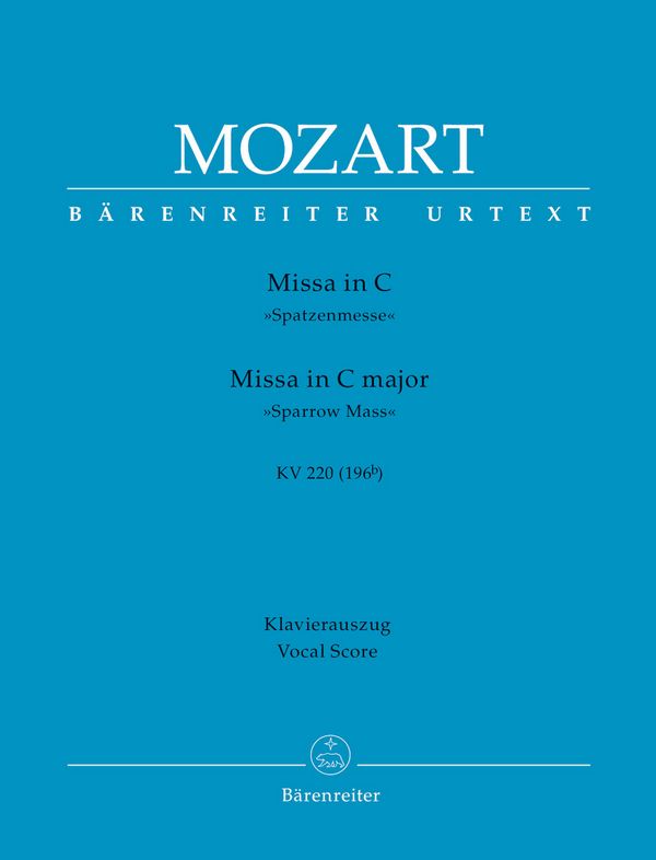 Vorderes Coverbild Missa C-Dur KV220