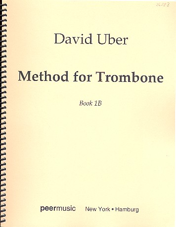 Vorderes Coverbild Method for Trombone vol.1B