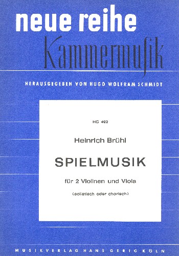 Spielmusik für 2 Violinen und