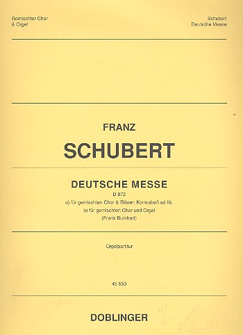 Vorderes Coverbild Deutsche Messe D872 für