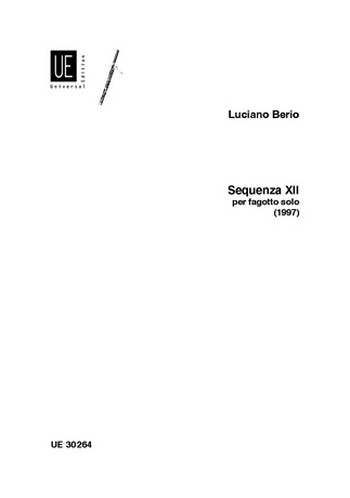 Vorderes Coverbild Sequenza XII  (1997)