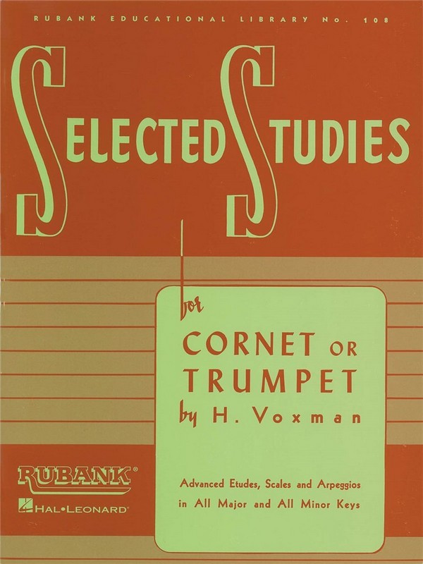 Vorderes Coverbild Selected Studies for cornet (trumpet)