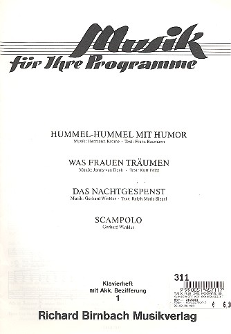 Vorderes Coverbild MUSIK FUER IHRE PROGRAMME BD.1