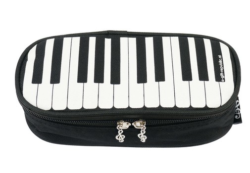 Vorderes Coverbild Stiftetui Tastatur schwarz LUX 21 x 11 x 6 cm