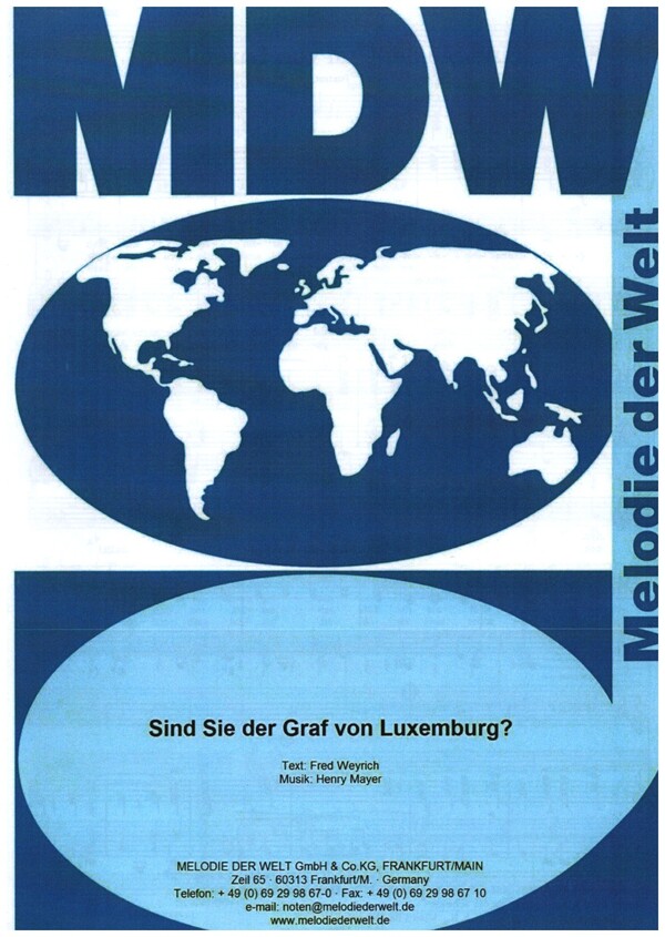 Vorderes Coverbild Sind Sie der Graf von Luxemburg?