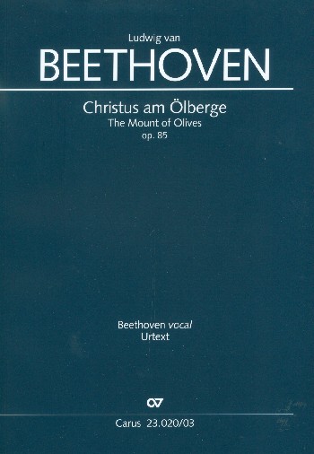 Vorderes Coverbild Christus am Ölberge op.85