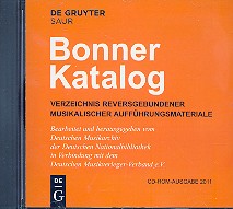 Vorderes Coverbild Bonner Katalog 2012 CD-ROM