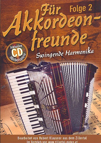 Vorderes Coverbild Für Akkordeonfreunde Band 2 (+CD)