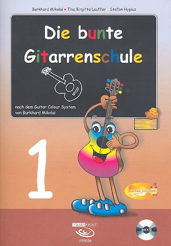 Vorderes Coverbild Die bunte Gitarrenschule (+CD)