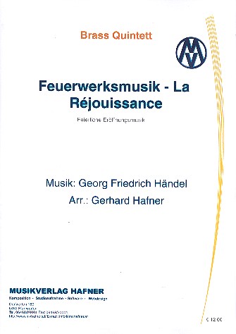 Vorderes Coverbild La réjouissance aus Feuerwerksmusik für