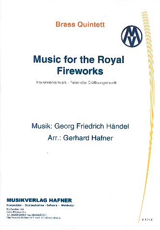 Vorderes Coverbild Ouvertüre aus Feuerwerksmusik für