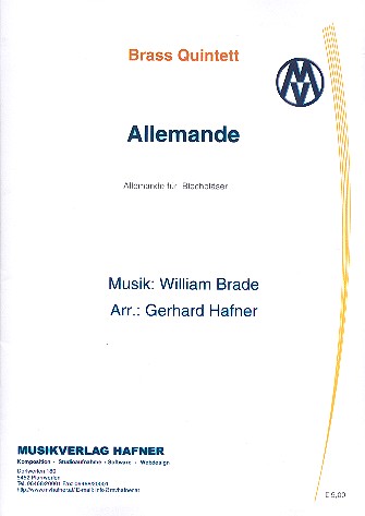 Vorderes Coverbild Allemande für 2 Trompeten,