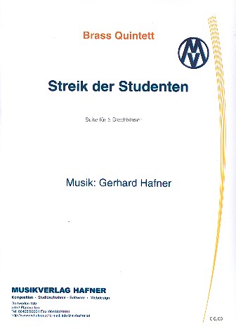 Vorderes Coverbild Streik der Studenten für 2 Trompeten,