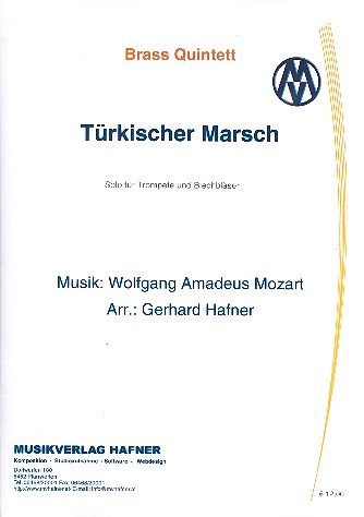 Vorderes Coverbild Türkischer Marsch KV331 für 2 Trompeten,