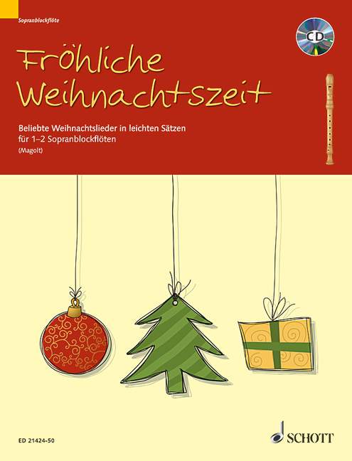 Vorderes Coverbild Fröhliche Weihnachtszeit (+CD)