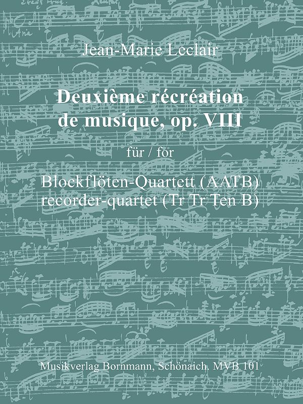 Vorderes Coverbild Récréation de musique no.2 op.8