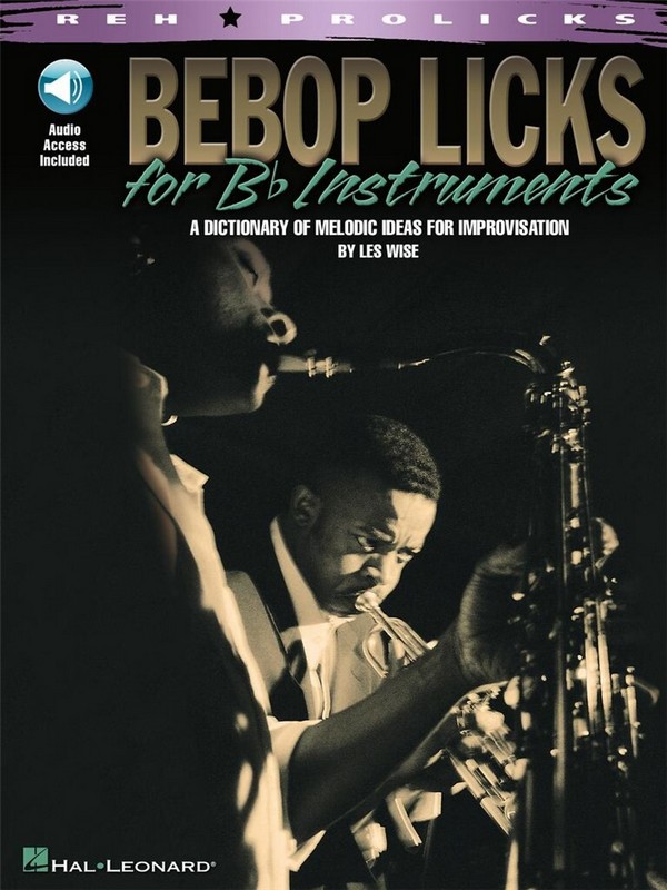 Vorderes Coverbild Bebop Licks (+CD): for Bb instruments