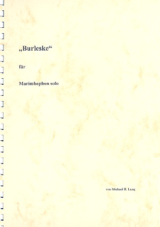 Vorderes Coverbild Burleske für Marimbaphon