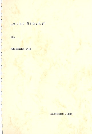 Vorderes Coverbild 8 Stücke für Marimbaphon