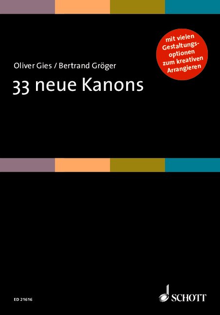 Vorderes Coverbild 33 neue Kanons