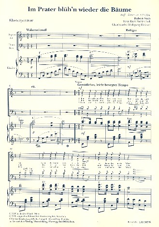 Vorderes Coverbild Im Prater blüh'n wieder die Bäume