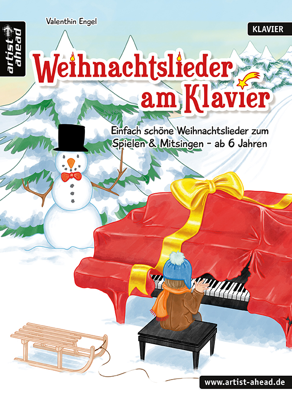 Vorderes Coverbild Weihnachtslieder am Klavier
