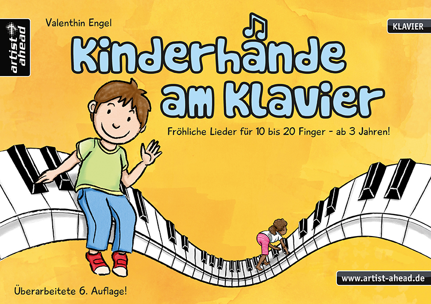 Vorderes Coverbild Kinderhände am Klavier
