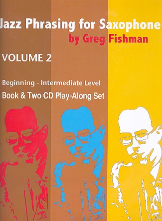 Vorderes Coverbild Jazz Phrasing for Saxophone vol.2 (+2 CD's)